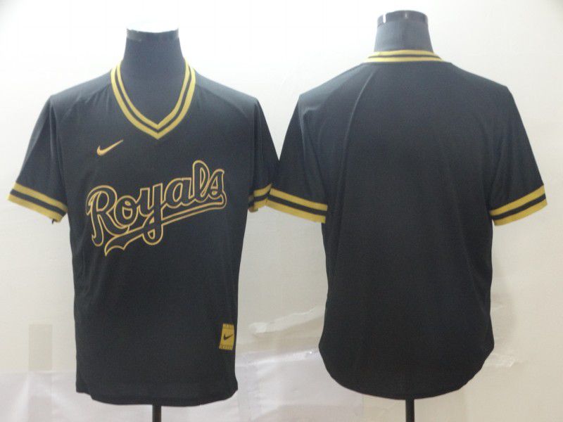 Men Kansas City Royals Blank Black gold Game Nike 2022 MLB Jersey->kansas city royals->MLB Jersey